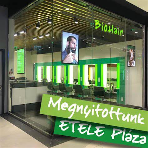 BioHair Szalon Érd bejárata és váróterem