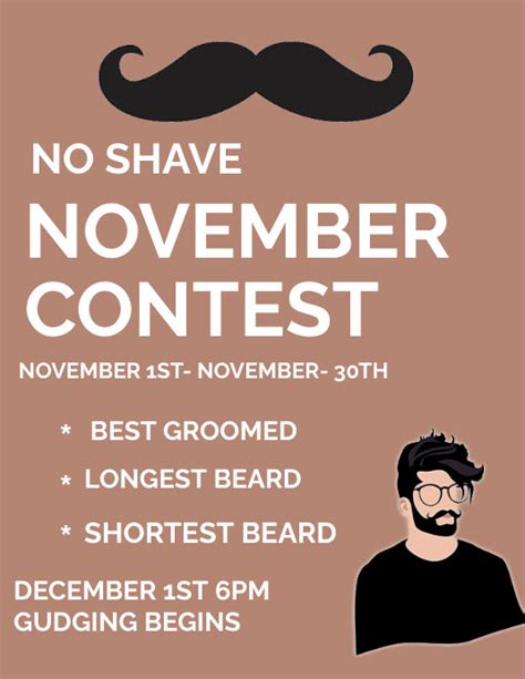No Shave November résztvevők szakállal