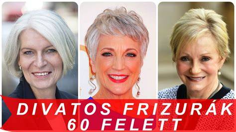 Infografika: Frizurák kategóriái 60 év felett