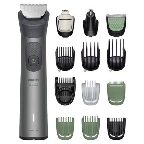 Philips QC5005 hosszbeállítás és vágófejek ábrája