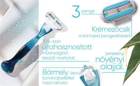 kozmopolita női borotva tartozékok vizuális áttekintése