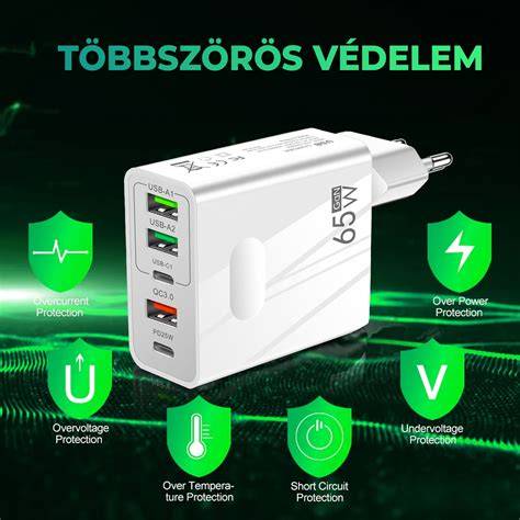 hálózati töltő paraméterek ábra