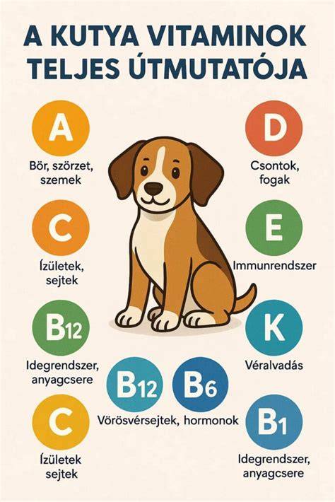 Biotin és vitaminok hatása a kutya szőrzetére infographic