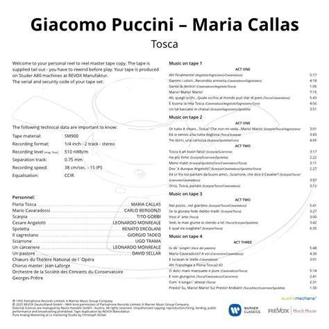 Infografika: Tosca fő motívumai és Callas érzelmi arcképe