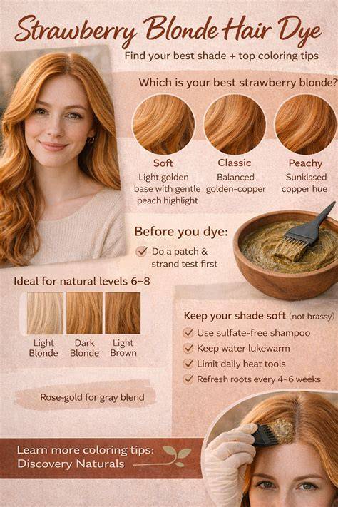 infographic about natural hair dye process