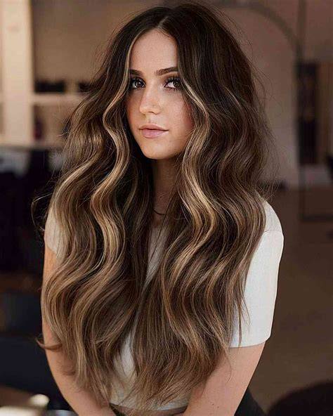 Balayage folyamat látványterve | Szabadkézi felvitelt mutató illusztráció