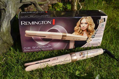Remington Curl Revolution vizuális bemutató (infografika a működésről and design)
