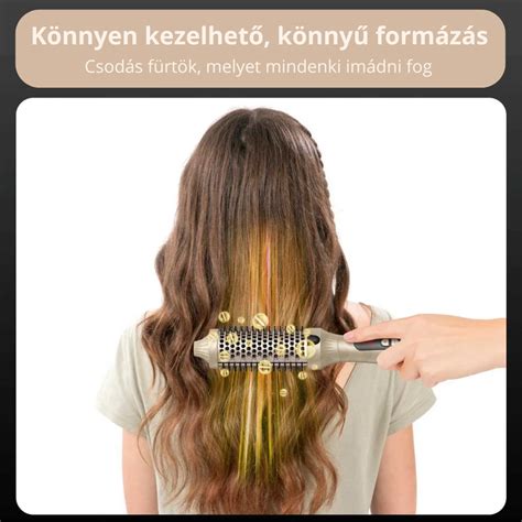 Infografika: meleglevegős hajformázó működési elve és előnyök