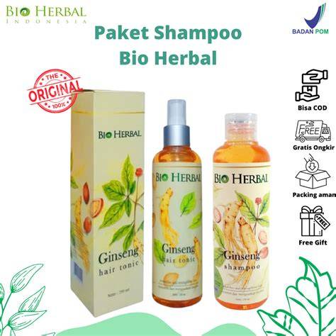 illustration of herbal shampoo and tonic use