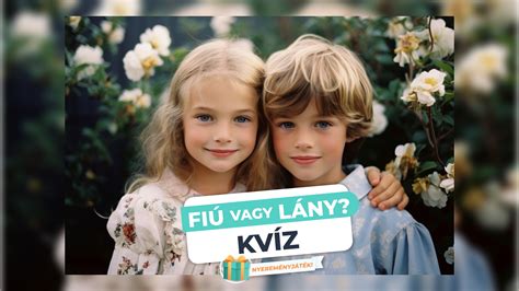 Tinédzser lány és fiú mosolyog, egyiküknek látványosan ősz hajfolt van a frizurájában