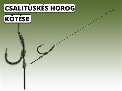 csoportos csalitüskés horog rögzítés diagram