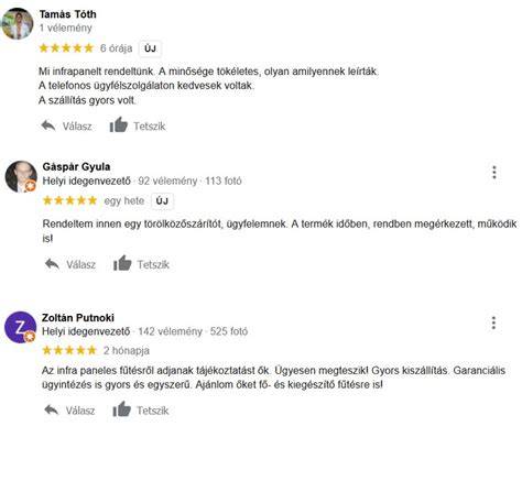Infografika: elérhetőség és vásárlói vélemények