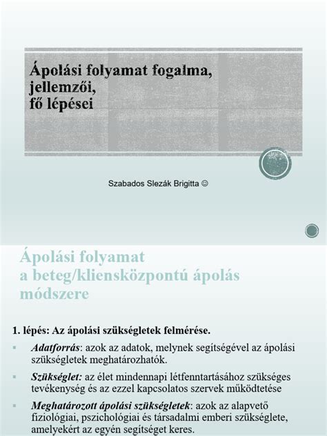 paróka elötti ápolási folyamat ábra
