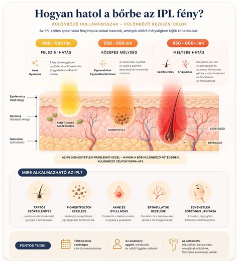 Infografika: Hogyan működik az IPL szőrtelenítés