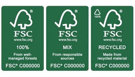 FSC jelzés a csomagoláson