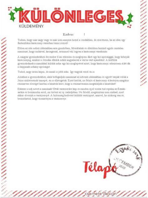 Télapó érkezése illusztráció gyerekekkel
