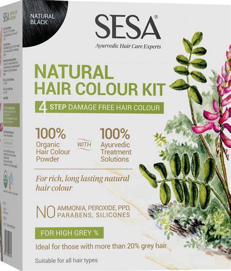 infographic of durable cream hair colour kit
