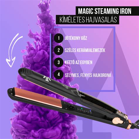 Gőzölős hajvasaló működési elve