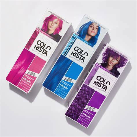 Infografika: Loreal Colorista árnyalatválasztási folyamat