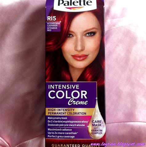 Infografika: Palette Intensive Color Creme R15 összetevők és Triple Care rendszer