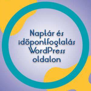 Online időpontfoglalás és naptár példa