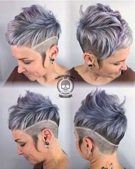 Infografika a felnyírt frizurák különböző típusairól (undercut, sidecut, mohawk, mintázott felnyírás)
