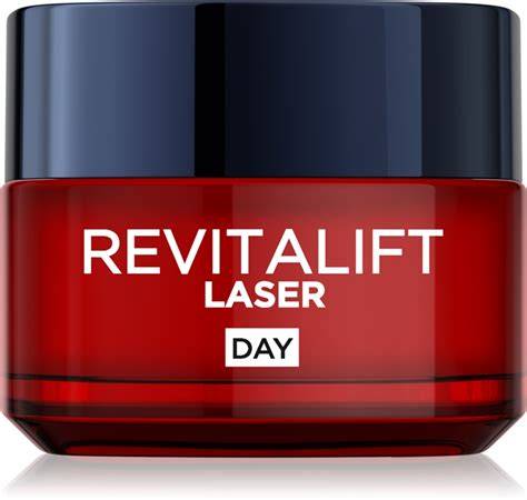 Revitalift Laser arckrém hatásmechanizmusának grafikus ábrázolása