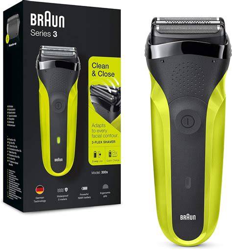 Braun Series 3 300s grafikus ábra a 3-Flex fejről