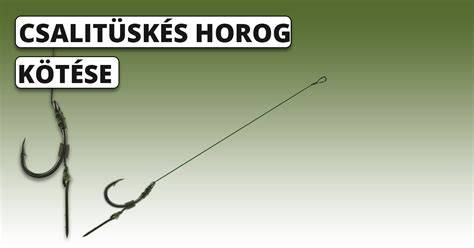 Infografika: Csalitüskés horog előkék vázlata és variációk