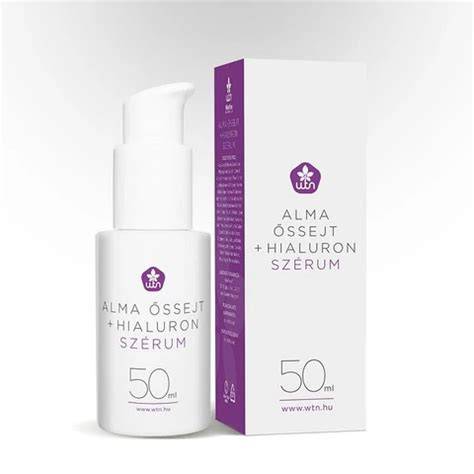 Wise Tree Naturals szérum alma őssejtekkel - infographic