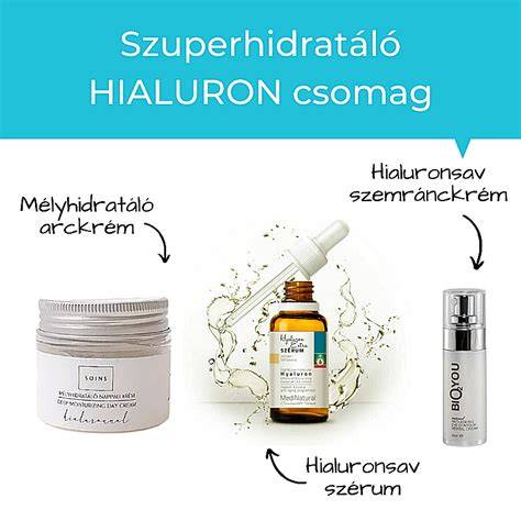 Soins hialuronsavas mélyhidratáló arckrém - összetevők diagram