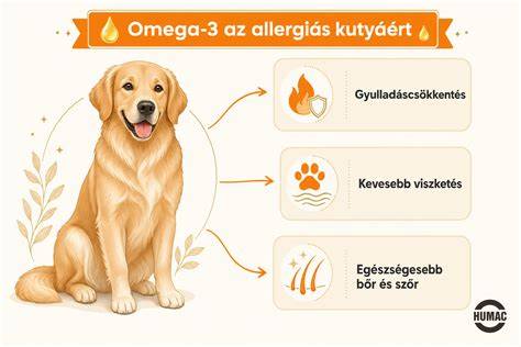 Infografika: Kutyák allergiás típusaival és tüneteivel kapcsolatos áttekintés