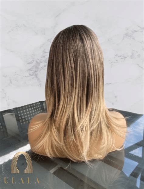 Színátmenetek különböző szőke tónusokkal - Balayage és Ombre szemléltető ábra
