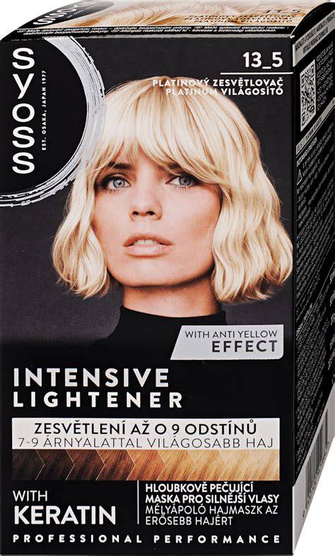 Infografika: Syoss Platinum Lighteners 13-5 működési folyamata és hatóanyagai