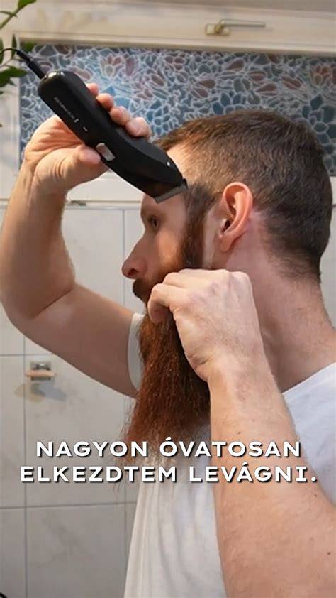 szakállvágás előkészítés ápolás