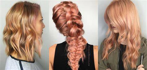 Infografika: Rose gold hajszín keverési arányok és árnyalatok