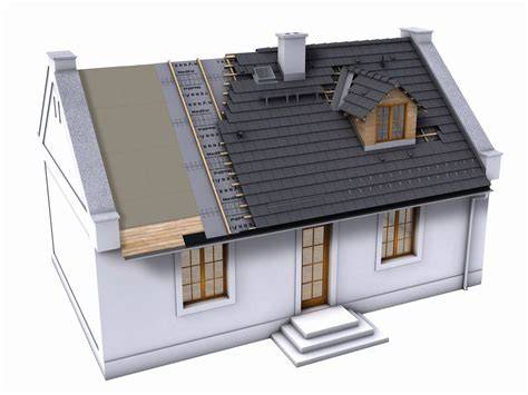 Tető geometriájának vizuális bemutatása