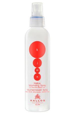 Kallos Volumennövelő Spray összetevők ábrája