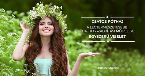 Átfogó infographic a csatos póthajak típusairól