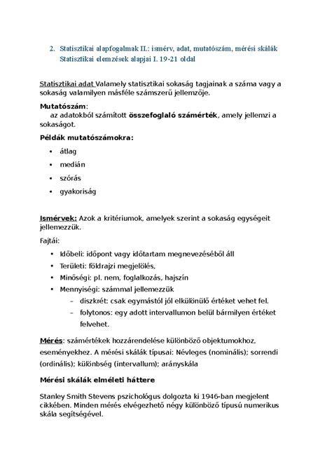 osztályozási skálák vizuális ábrája