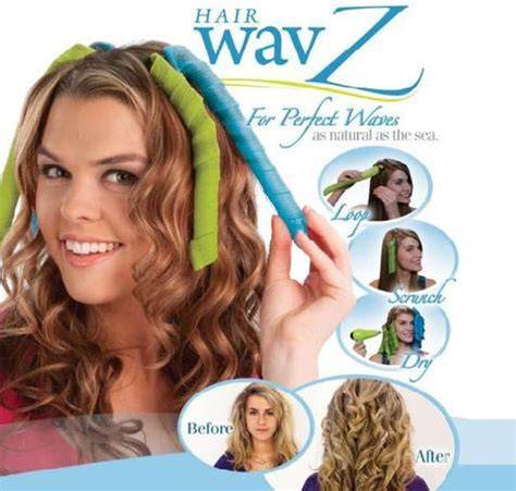 Hair Wavz csomag és eszközök vizuális ábrázolása