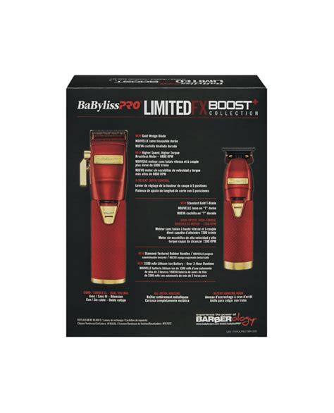 BaBylissPRO BOOST+ sorozat vizuális áttekintése
