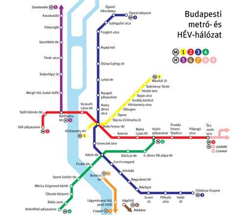 Metrotérkép és fontos állomások