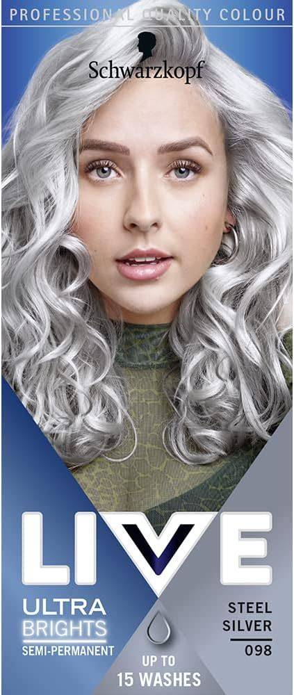 Schwarzkopf Live Ultra Brights 098 Steel Silver termékfotó