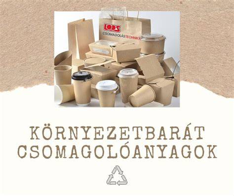 Környezettudatos csomagolás háromrétegű, újrahasznosított és lebomló anyagokból
