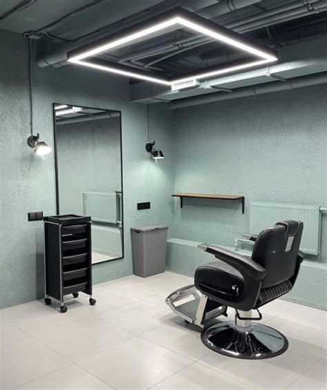 A modern barber shopok belső dizájnja