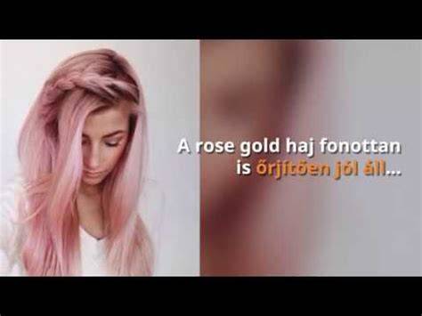 rose gold haj inspiráció Instagramról