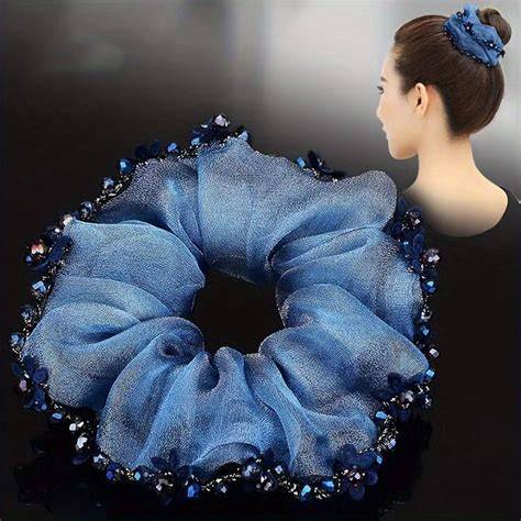 spirális hajgumik és vastag scrunchie termékek