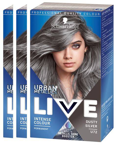 Dusty Silver U72 - infografika a festési folyamatról és a beépített szérum hatásáról