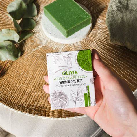 termékfotó: Olivia Natural rozmaringos samponszappan